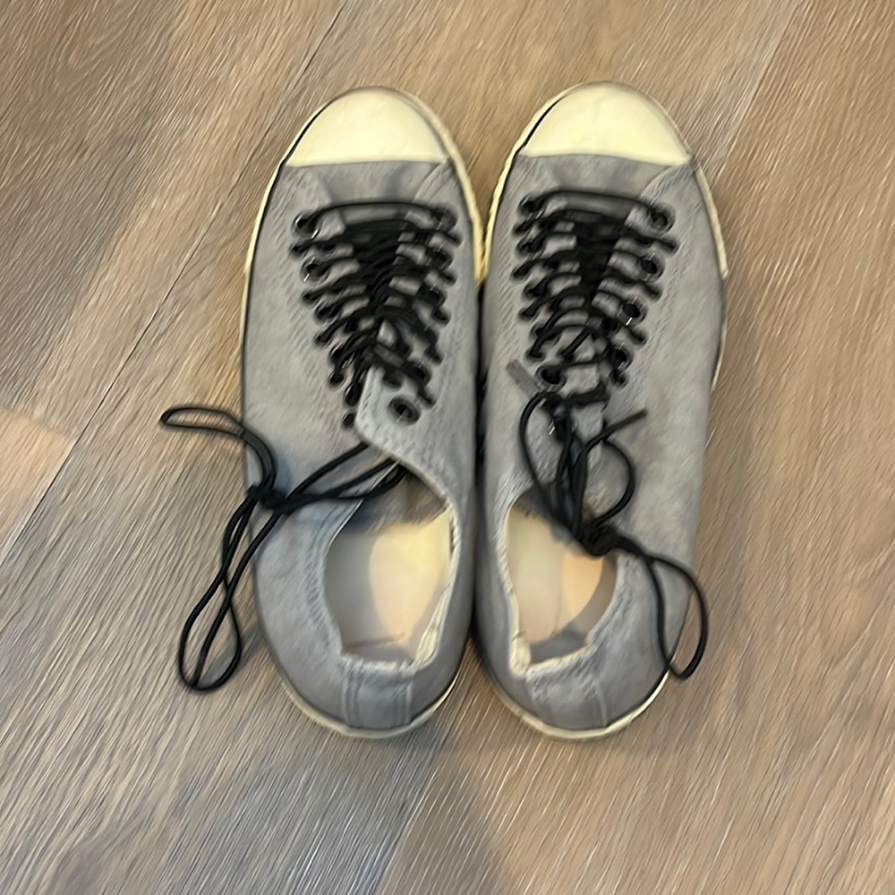 Converse All Star grey multi eyelet sneakers size 7.5